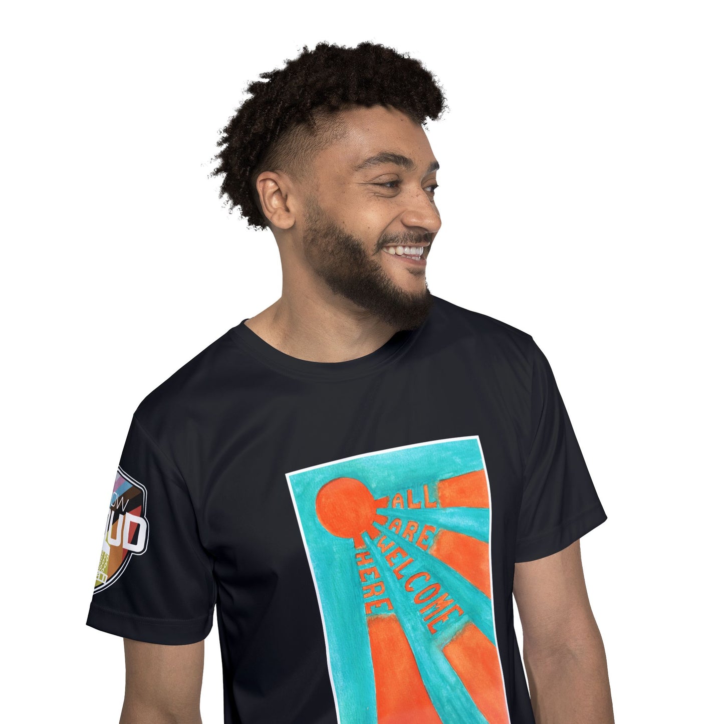 "All are welcome here"/"Hate hurts us all" - Pride Month 2025 Jersey (unisex cut)