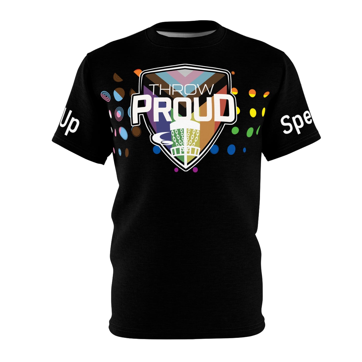 Progress Pride Logo/Background Full-Sublimation Jersey, unisex cut