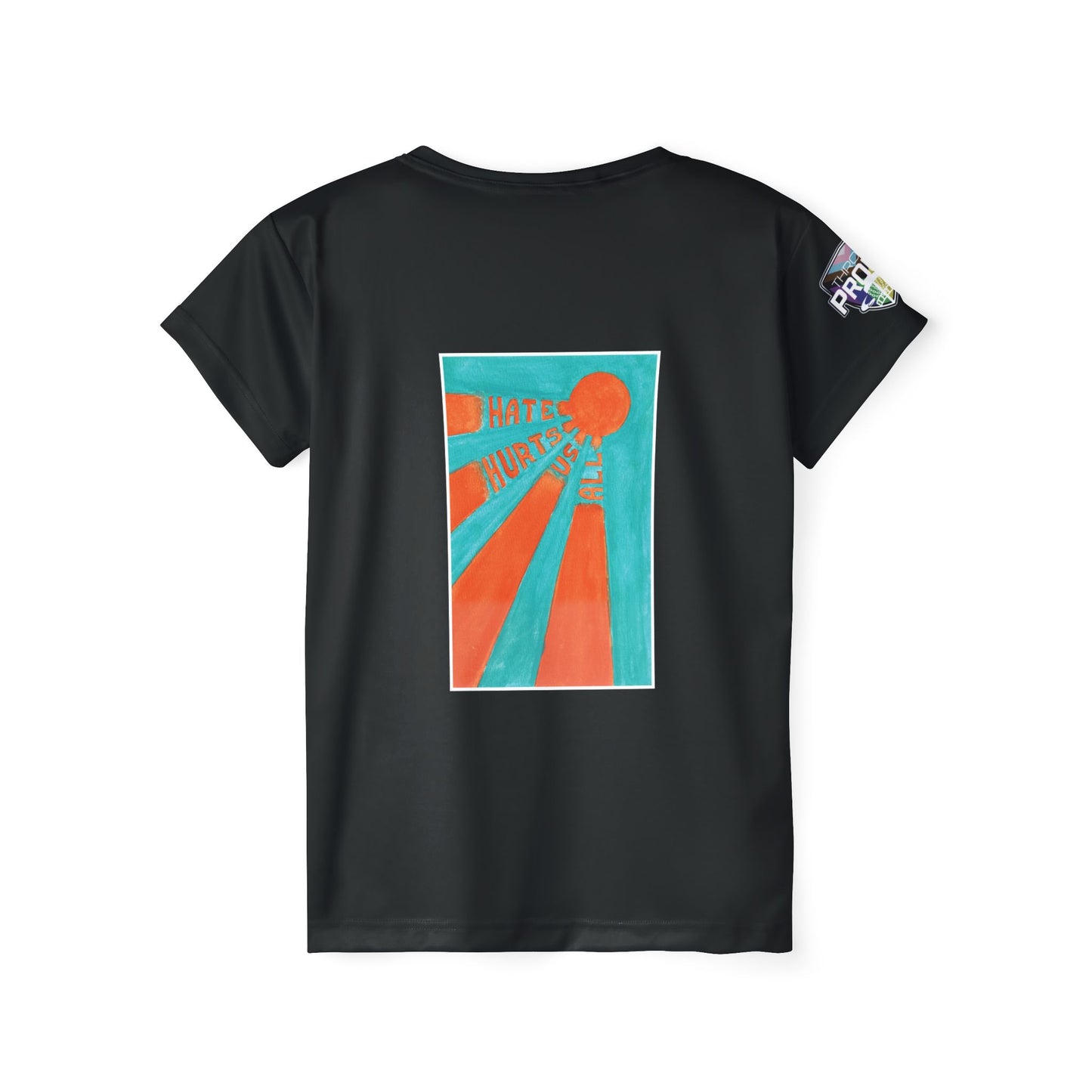 "All are welcome here"/"Hate hurts us all" - Pride Month 2025 Jersey (feminine cut)