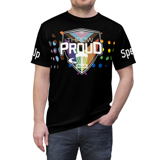 Progress Pride Logo/Background Full-Sublimation Jersey, unisex cut