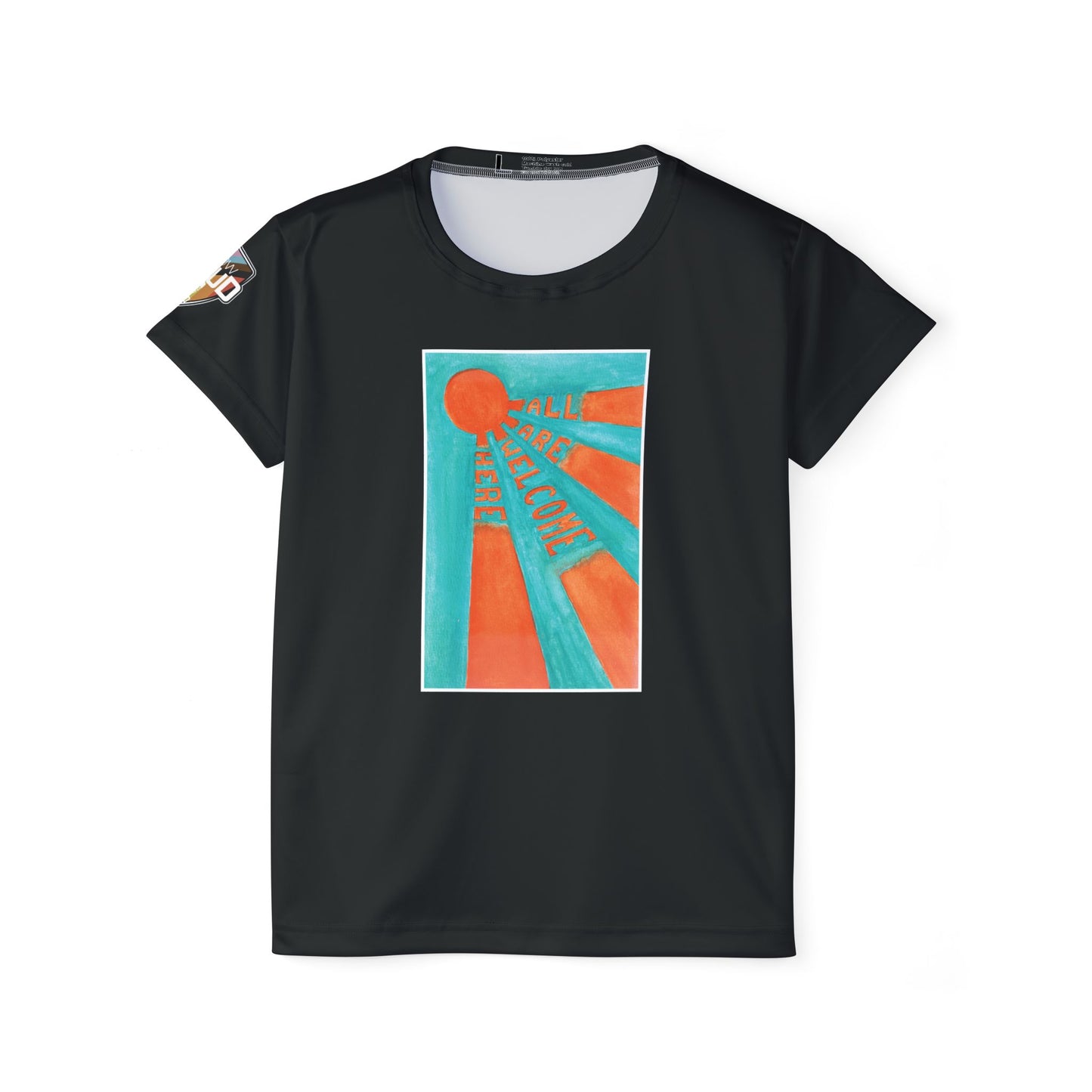 "All are welcome here"/"Hate hurts us all" - Pride Month 2025 Jersey (feminine cut)