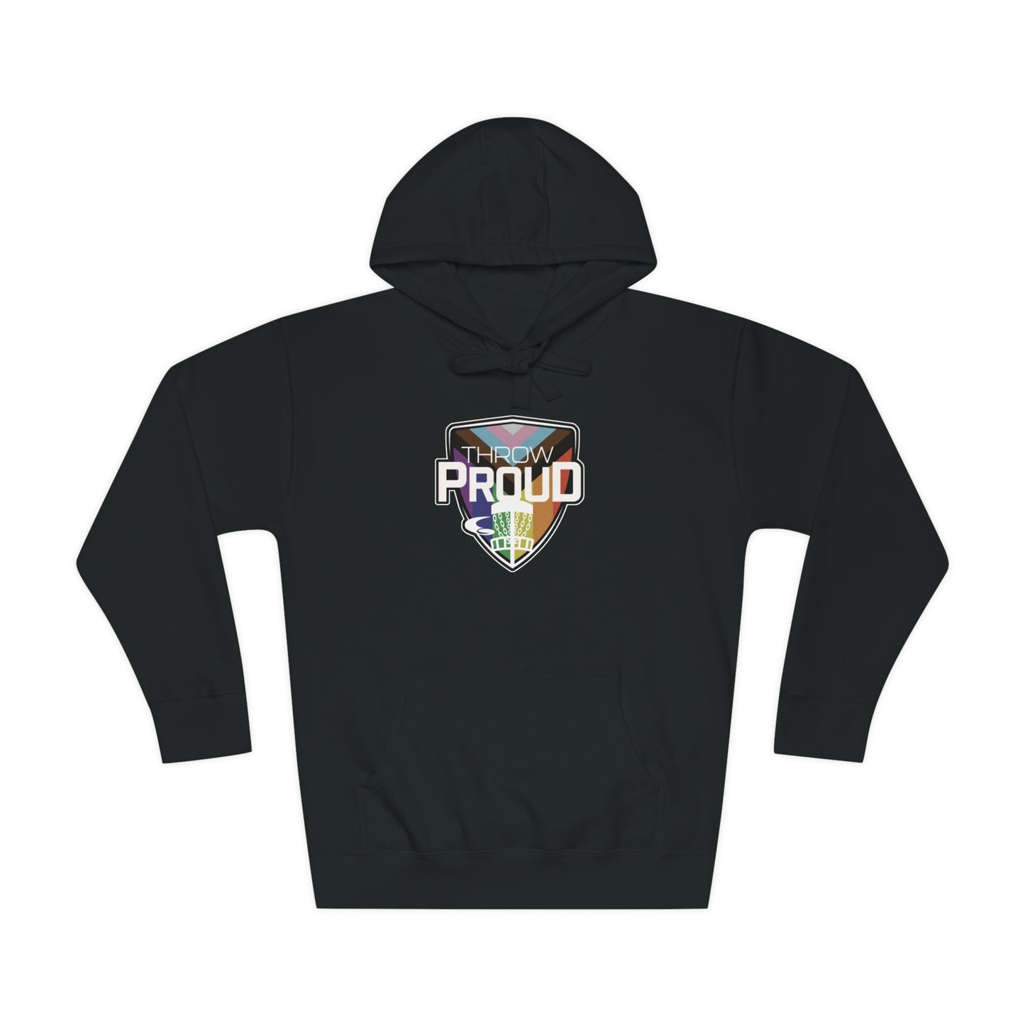 Progress Pride logo pull-over hoodie