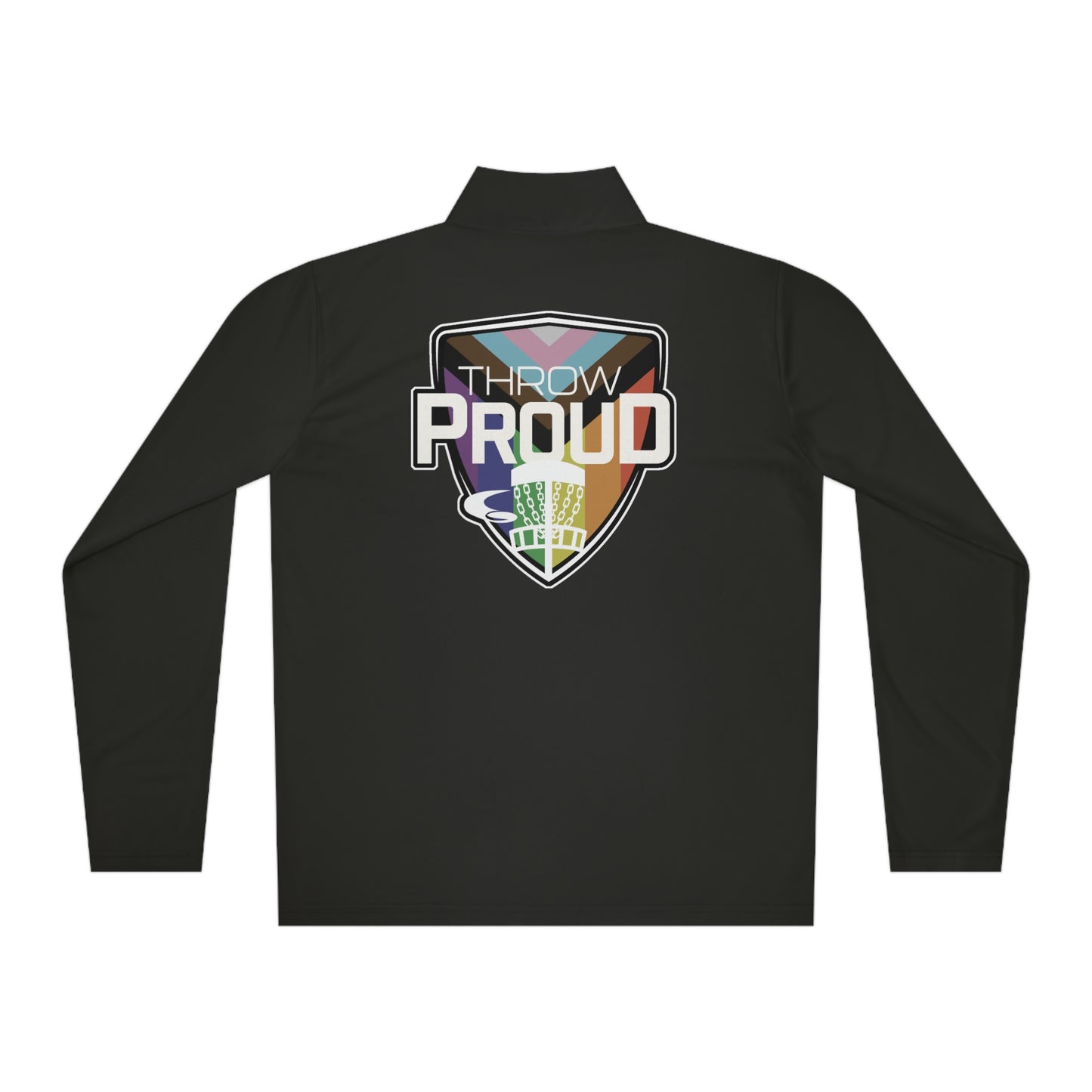 Progress Pride logo Quarter-Zip Pullover - unisex cut